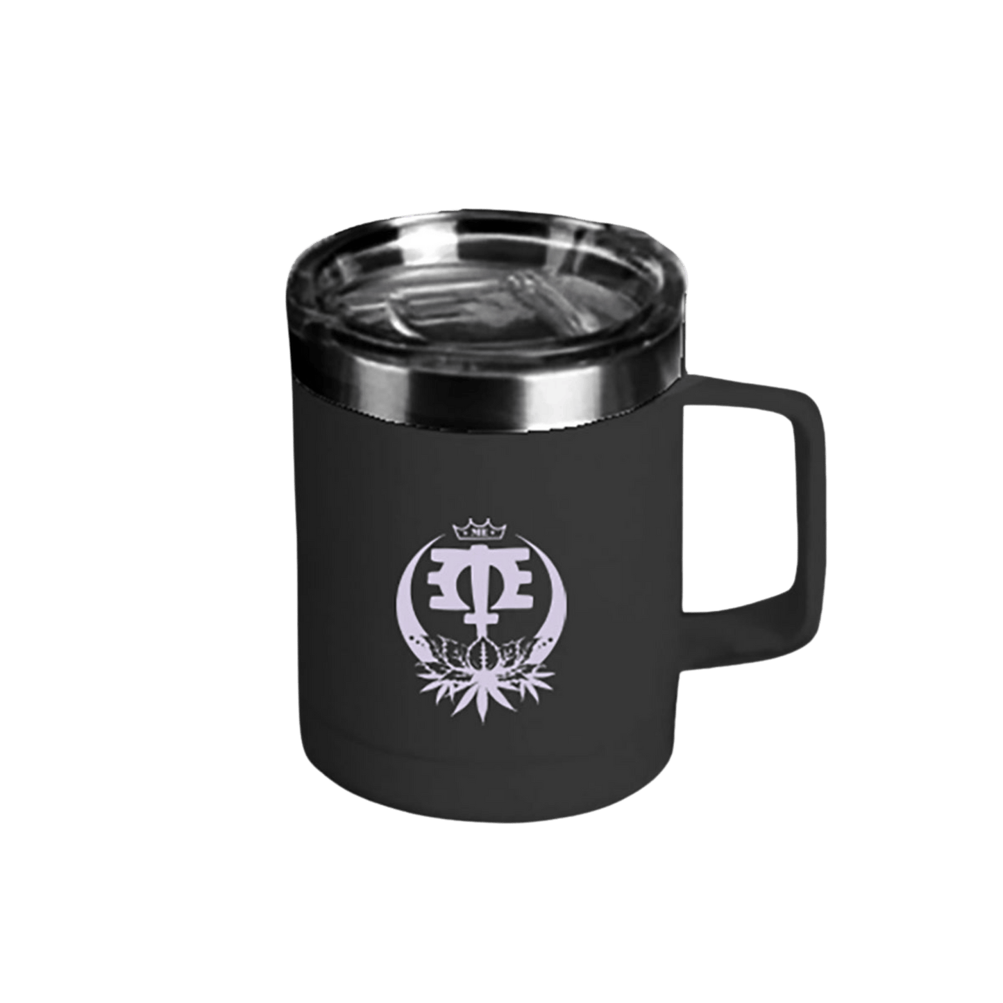 Black Logo Mug with Lid