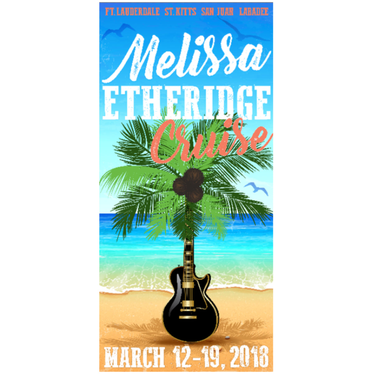 Melissa Etheridge 2018 Cruise Beach Towel