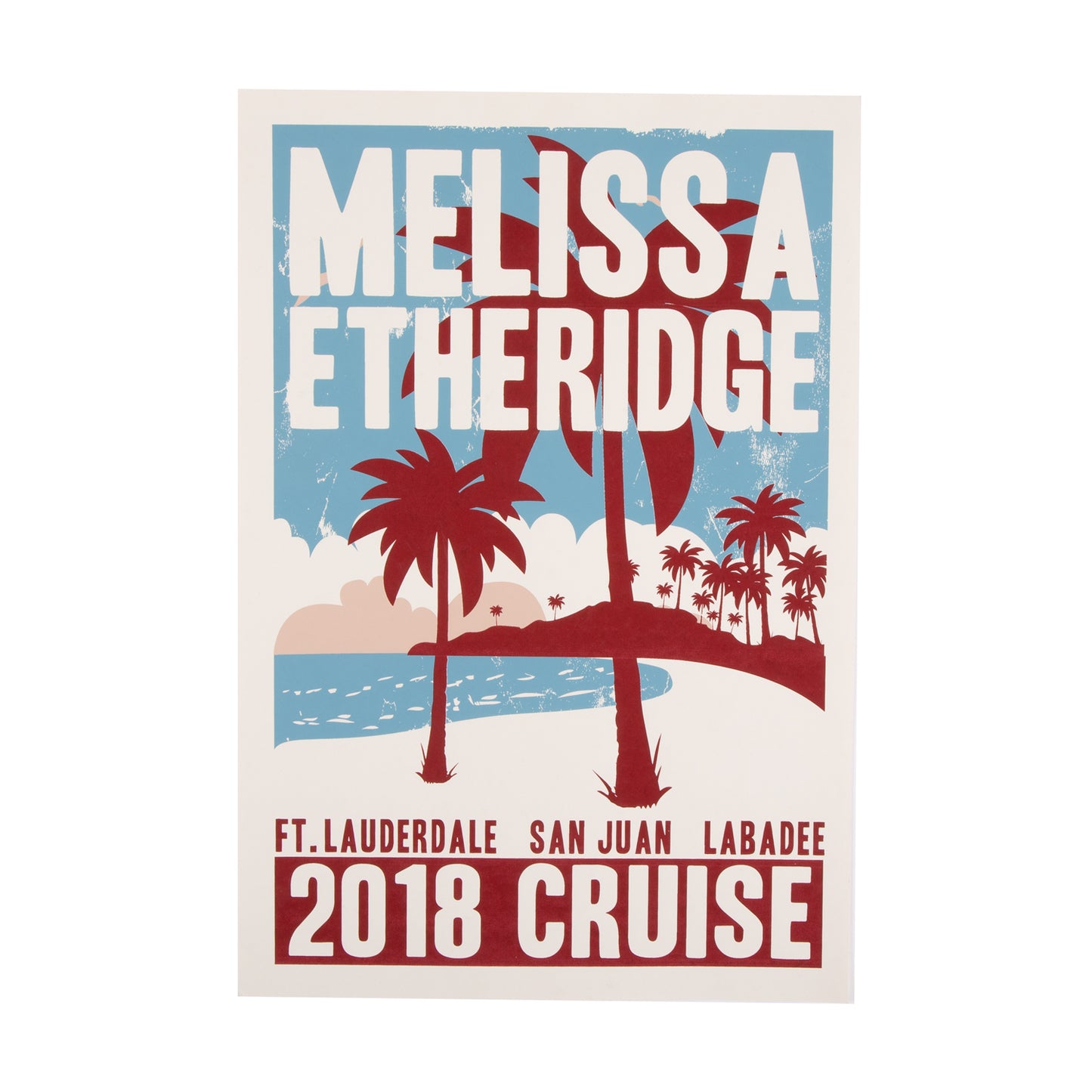 Melissa Etheridge 2018 Cruise Poster