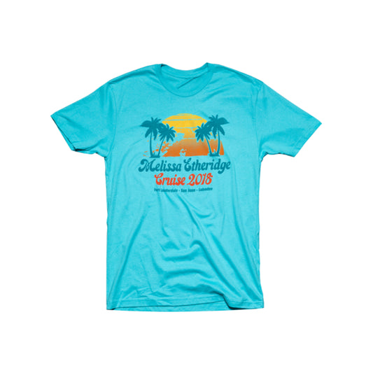 Melissa Etheridge 2018 Cruise Tahiti Blue T-Shirt