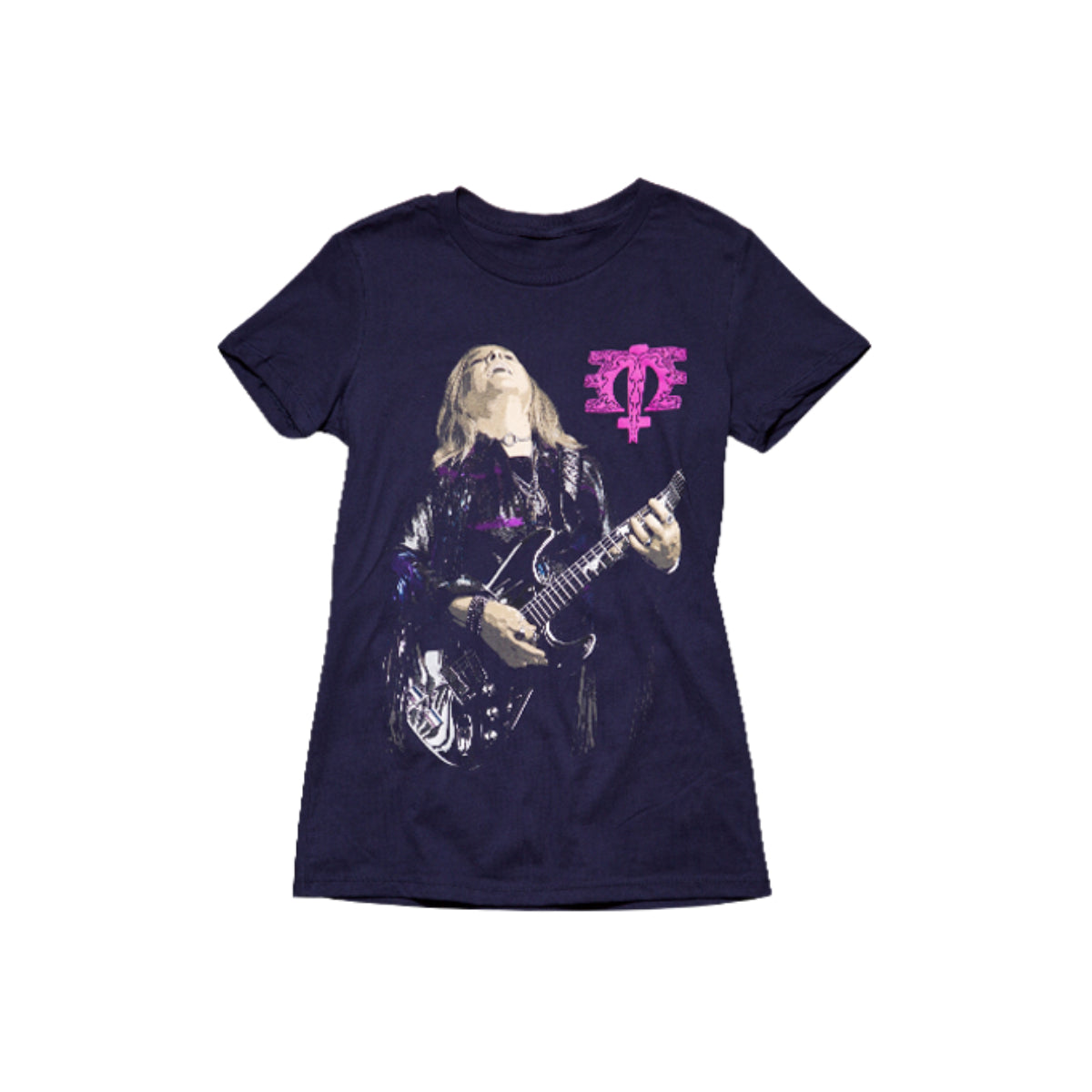 Guitar Photo Navy Women's T-Shirt